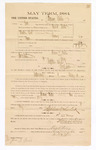 1885 January 26: Voucher, to Henry Willis, witness in U.S. v. Martin Bird, larceny; includes cost of mileage; Stephen Wheeler, clerk; Thomas B. Larham, deputy clerk; John G. Garr, May A. Mayer, witnesses to signatures; Thomas Boles, U.S. marshal