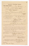 1885 January 26: Voucher, to Tony Henderson; includes cost of witness in U.S. v. Kirk Napoleon et. al., arson; Stephen Wheeler, clerk; S.A. Williams, deputy clerk; Thomas Boles, U.S. marshal; Chris A. Pansze, Max A. Mayer, witnesses to signatures