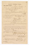 1885 January 26: Voucher, to Turner Everidge; includes cost of witness in U.S. v. Martin Bird, larceny; Stephen Wheeler, clerk; S.A. Williams, deputy clerk; Thomas Boles, U.S. marshal; Max A. Mayer, witness to signatures