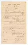 1885 January 26: Voucher, to Peter Riley; includes cost of witness in U.S. v. Martin Bird, larceny; Stephen Wheeler, clerk; Thomas B. Larham, deputy clerk; Thomas Boles, U.S. marshal; Max A. Mayer, witness to signatures