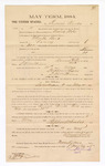 1885 January 26: Voucher, to Dennis Woods; includes cost of witness in U.S. v. Martin Bird, larceny; Stephen Wheeler, clerk; S.A. Williams, deputy clerk; Thomas Boles, U.S. marshal; William Feurerstine, witness to signatures
