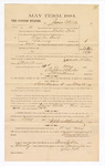 1885 January 26: Voucher, to James Mills; includes cost of witness in U.S. v. Martin Bird, larceny; Stephen Wheeler, clerk; S.A. Williams, deputy clerk; Thomas Boles, U.S. marshal
