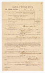 1885 January 24: Voucher, to Thomas Carter; includes cost of witness in U.S. v. David Owens, larceny; Stephen Wheeler, clerk; S.A. Williams, deputy clerk; Thomas Boles, U.S. marshal; J.C. Wilkinson, witness to signatures