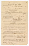 1885 January 22: Voucher, to Tilda Walker; includes cost of witness in U.S. v. Frank Walker, larceny; Stephen Wheeler, clerk; S.A. Williams, deputy clerk; Thomas Boles, U.S. marshal; Max A. Mayer, witness of signatures