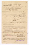 1885 January 24: Voucher, to John Skillman; includes cost of witness in U.S. v. One Spillman, larceny; Stephen Wheeler, clerk; S.A. Williams, deputy clerk; Thomas Boles, U.S. marshal; J.C. Wilkinson, witness to signatures
