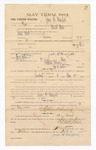 1885 February 11: Voucher, to Jesse H. Mayfield; includes cost of witness in U.S. v. David West, larceny; Stephen Wheeler, clerk; Thomas B. Larham, deputy clerk; Thomas Boles, U.S. marshal