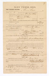 1885 January 22: Voucher, to Lorin Lewis; includes cost of witness in U.S. v. Henry McGee, murder; Stephen Wheeler, clerk; S.A. Williams, deputy clerk; Thomas Boles, U.S. marshal; Max Mayer, witness of signatures
