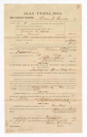 1885 January 26: Voucher, to William D. Towerly; includes cost of witness in U.S. v. Orlander K. Bird, murder; Stephen Wheeler, clerk; S.A. Williams, deputy clerk; Thomas Boles, U.S. marshal; William Feuerstine, witness of signatures