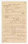 1885 January 24: Voucher, to Samuel Wise; includes cost of witness in U.S. v. Henry House et. al. distilling; Thomas B. Larham, deputy clerk; Stephen Wheeler, clerk; Thomas Boles, U.S. marshal; James Hill, witness of signatures