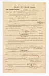 1885 January 22: Voucher, to Charles Perkins; includes cost of witness in U.S. v. H. Cleveland, murder; S.A. Williams, deputy clerk; Stephen Wheeler, clerk; Thomas Boles, U.S. marshal; Charles Burns; Abe Mayer, witness of signatures