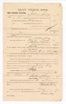 1885 January 21: Voucher, to Julius Selig; includes cost of service as petit juror; Stephen Wheeler, clerk; S.A. Williams, deputy clerk; Thomas Boles; U.S. marshal