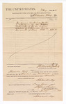 Voucher, to Alexander May; includes cost of service at janitor; Thomas Boles, U.S. marshal; Stephen Wheeler, U.S. clerk of court