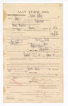 1885 January 14: Voucher, to David Esteep; includes cost of witness in United States v. George Brashears, murder; Thomas B. Larham, Stephen Wheeler, clerk; Thomas Boles, U.S. marshal; Max Hopp, witness of signatures