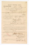 Voucher, to Alfred McCay; includes cost of witness in United States v. Jeff Robinson, murder; Stephen Wheeler, U.S. clerk of court; S.A. Williams, deputy clerk; Thomas Boles, U.S. marshal
