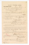 Voucher, to Henry Skates; includes cost of witness in United States v. Abram Davis, murder; S.A. Williams, deputy clerk; Stephen Wheeler, U.S. clerk of court; Thomas Boles, U.S. marshal; Max A. Mayer, witness of signatures