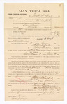1885 January 23: Voucher, to Joseph H. Boyd; includes cost of witness in United States v. Sam Snow, murder; S.A. Williams, deputy clerk; Stephen Wheeler, clerk; Thomas Boles, U.S. marshal; Max A. Mayer, witness of signatures