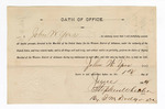 1884 June 12: Oath of Office, for John W. Yoes, deputy marshal; I.M. Dodge, Stephen Wheeler, clerk