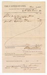 1884 June 13: Voucher, to R. and J.A. Emmis; includes cost of memorandum blocks; Thomas Boles, U.S. marshal