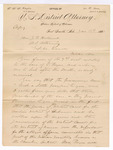 1885 January 13: Letter, from William H.H. Clayton, attorney, to J.R. Hallowell, attorney; letter discussing a complaint in the case of C. Roses; George R. Grace, assistant attorney