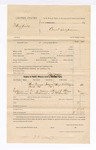 1885 February 10: Voucher, U.S. v. Mayfield; court subpoena; includes cost witness subpoena; Mary Whitmeyer, witness