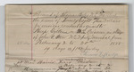 1885 February 24: Voucher, U.S. v. Hugh Gilliam, introducing spiritous liquor; includes cost of mileage and feeding prisoner; includes oath of service from Minus Liftridge, guard; includes reciept for services rendered as guard; Thomas Boles, U.S. marshal; John G. Farr, deputy marshal; Hiram Moody, posse commitatus; William Cole, Hannibal Butler, witnesses
