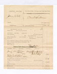 1885 June 15: Voucher, U.S. v. James White; includes cost of mileage; Elias Andrew, deputy; Thomas Hatchett, Nancy Hatchett, Ground Hog, witnesses