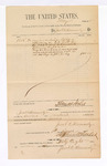 Voucher, to Jacob A. Stammerly; includes cost for services rendered as bailiff to the U.S. court; Stephen Wheeler, U.S. clerk of court; Thomas Boles, U.S. marshal
