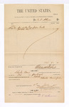 1885 July 04: Voucher, to B.F. Atkinson; includes cost for one dozen papers; Charles Burns, jailor; Stephen Wheeler, clerk; S.A. Williamson, deputy clerk: Thomas Boles, U.S. marshal