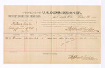 1885 May 04: Voucher, U.S. v. Arthur Austin, embezzlement of U.S. mail; includes cost of per diem and mileage; Stephen Wheeler, commissioner: M.M. Beavers, witness; Thomas Boles, U.S. marshal
