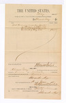 Voucher, to Alexander May; includes cost for service rendered as janitor; Thomas Boles, U.S. marshal; Stephen Wheeler, U.S. clerk of court
