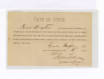 1885 April 16: Oath of Office, for Tyner Hughes, deputy marshal; Stephen Wheeler, clerk; G.S. Williams, deputy clerk