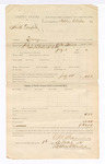 1885 October 08: Voucher, U.S. v. Smith Dewford, larceny; includes cost of warrant; Stephen Wheeler, commissioner; C.M. Barnes, deputy marshal; Thomas Boles, U.S. marshal