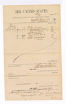 Voucher, to John Morris and Co.; includes cost of printing various court records; Thomas Boles, U.S. marshal; M. Evan, cashier