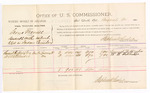 1885 August 21: Voucher, U.S. v. George Merrill, assault with intent to kill; includes cost of per diem and mileage; Stephen Wheeler, commissioner; Samuel Heffington, W.W. Stalnaker, witnesses; Thomas Boles, U.S. marshal