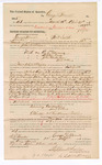 1885 May 22: Voucher, to Geroge Howell, of Fort Smith, Arkansas, for assisting John Williams, deputy marshal, in U.S. v. E.L. Downing, U.S. v. Stephen Cuso, John Gardenhire, and others;Hill Morgan, Lee Peenberton, S. Golstone, Susan Williams, One Chandler, Dr. Caruthers, John McAlister, Thomas Turner, arrested; Stephen Wheeler, James Brizzolara, commissioner; S.A. Williams, deputy clerk; Thomas Boles, U.S. marshal