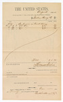 1885 August 31: Voucher, to Goodbar, Cherry and Co; includes cost of ice for use in court room; Thomas Boles, U.S. marshal