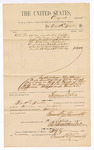 1885 September 01: Voucher, to Frank E. Trimble; includes cost for services rendered as bailiff; Thomas Boles, U.S. marshal; Stephen Wheeler, clerk