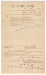 Voucher, to James C. Wilkinson; includes cost for services rendered as crier; Thomas Boles, U.S. marshal; Stephen Wheeler, U.S. clerk of court