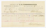 Voucher, U.S. v. Bill Hendle, introducing and selling liquors; includes costs of per diem and mileage; Flint Hummingbird, witness; John Paterson, witness; Stephen Wheeler, U.S. commissioner