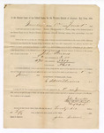 Voucher, to John Briars, witness; includes cost of service as witness; S.A. Williams, deputy clerk; Stephen Wheeler, U.S. clerk of court; A.S. Vandeventer, chief deputy; John Carroll, U.S. marshal; Max A. Mayer, witness of signatures