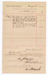 Voucher, to G.S. Winston; includes cost of services rendered as bailiff; Stephen Wheeler, U.S. clerk of court; John Carroll, U.S. marshal