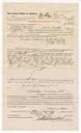 Voucher, to William Ladd, of Fort Smith, Arkansas, for assisting J.M. Ennis, deputy U.S. marshal, in U.S. v. John Wilson, U.S. v. Andy Meeks, and U.S. v. Jack Bailey; Stephen Wheeler and James Brizzolara, U.S. commissioners