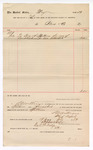 Voucher, to Block & Co.; includes cost of spittoons for court house; S.A. Williams, chief deputy; Stephen Wheeler, U.S. clerk of court; I.M. Dodge, deputy clerk