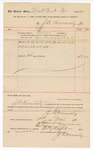 Voucher, to J.A. Hammersly; includes cost for services rendered as crier for court Stephen Wheeler, U.S. clerk of court; I.M. Dodge, deputy clerk; Jacob Yoes, U.S. marshal