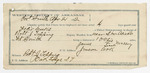 Voucher, U.S. v. Felix Meeks, introducing spirituous liquor; includes costs of service as guard, service of warrant, mileage on writ; 4 days feeding 1 prisoner; James Massey, guard; Robert J. Topping, deputy U.S. marshal and witness to signature; Stephen Wheeler, U.S. commissioner; James Brizzolara, U.S. clerk of court