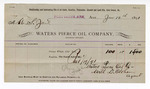 Voucher, to Waters Pierce Oil Company; includes cost for coal oil used in jail; Jacob Yoes, U.S. marshal; Will D. Olohan, agent for Oil company