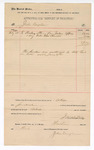 Voucher, to John Vaughan; includes cost for heating stove used in the jailer's office; Jacob Yoes, U.S. marshal
