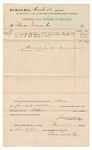 Voucher, to Boas Grocer Co.; includes cost for corn and oats for horses; Jacob Yoes, U.S. marshal
