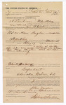 Voucher, to Allen Landrum, of Fort Smith, Arkansas, for assisting R.B. Creekmore, deputy U.S. marshal, in U.S. v. Ham Baglan, assault with intent to kill; Stephen Wheeler, U.S. commissioner; I.M. Dodge, deputy clerk; includes cost of mileage, service and subsistence for self, horse and prisoner; Jacob Yoes, U.S. marshal