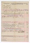 Voucher, U.S. v. Sam Sanders and George Smith, assault with intent to kill; Preston Barnes, deputy U.S. marshal; Stephen Wheeler, U.S. commissioner; George Barnes, posse comitatus; S. Weatherford, Mant Mathews, Thomas Collins, witnesses; includes cost of mileage, service and subsistence for self, horse and prisoner